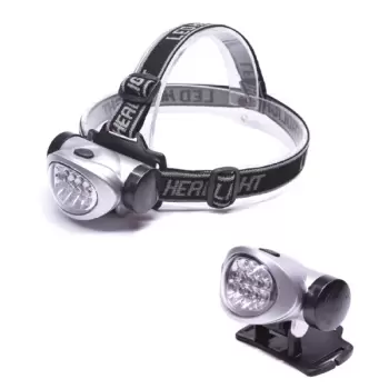 פנס ראש LED עם רצועת ראש מתכווננת